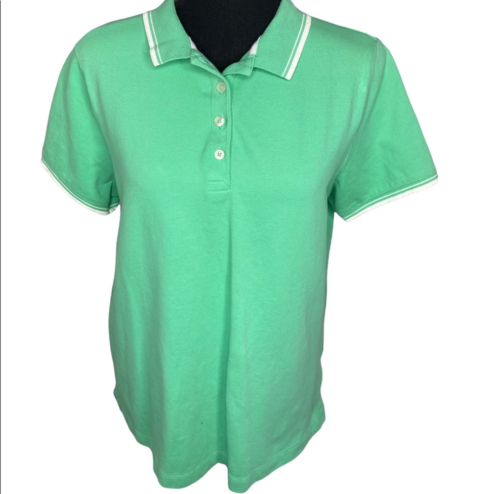 Light green polo